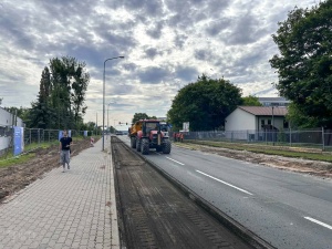 Trwa budowa drogi rowerowej na Berdychowie