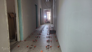 podłoga z płytek hali judo 