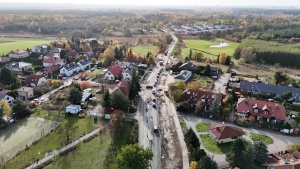 Plac budowy widziany z perspektywy lotu ptaka