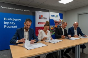 podpisanie umowy na budowę trasy tramwajowej w ul. Ratajczaka 