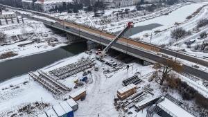 Plac budowy widziany z perspektywy lotu ptaka