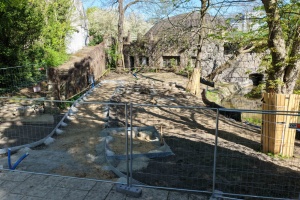 Plac budowy widziany z drona 