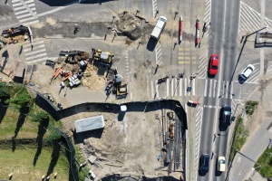 Prace budowlane w rejo nie Ostrowa Tumskiego