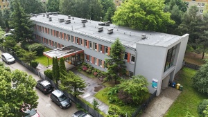 Żłobek Ptyś widziany z perspektywy drona