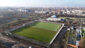 nowe boiska - widok z lotu ptaka