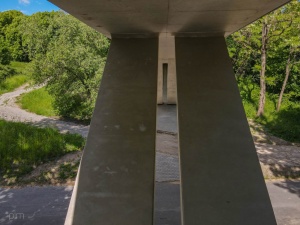 mostek na Cytadeli  - podpory