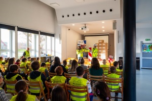 Uczniowie podczas szkolenia