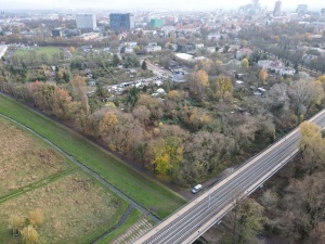 Rejon inwestycji widziany z perspektywy lotu ptaka
