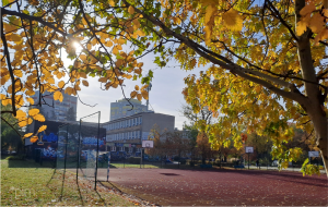 zdjęcie przedstawia Zespół Szkół Budowlano-Drzewnych, który zostanie rozbudowany 