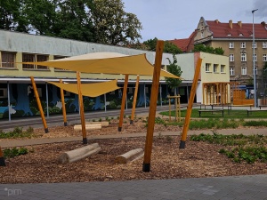 tak zmienił się teren przy Zespole Szkolno-Przedszkolnym nr 16 przy ul. Krakowskiej