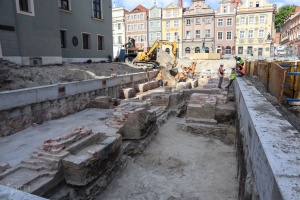 fragment murów fundamentowych