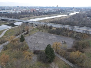 Stadion im. E. Szyca przed zagospodarowaniem terenu