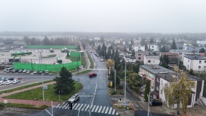 ul. Mogileńska z lotu ptaka