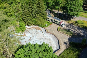 Stary basen dla fok w Nowym ZOO